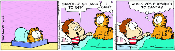 Komiksy garfield - komiks z dnia 22/12/2004