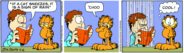 Komiksy garfield - komiks z dnia 06/04/2005