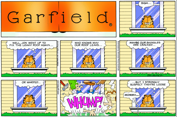 Komiksy garfield - komiks z dnia 01/05/2005