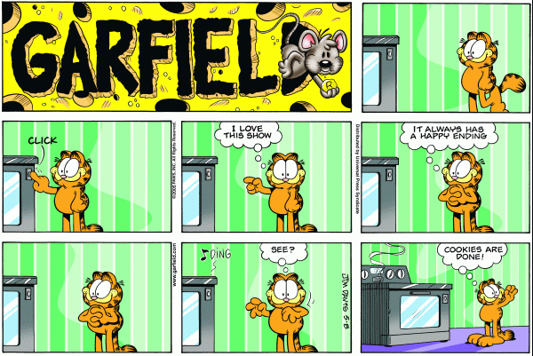 Komiksy garfield - komiks z dnia 08/05/2005