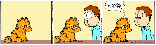 Komiksy garfield - komiks z dnia 17/10/2005