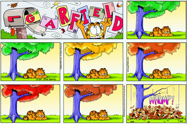 Komiksy garfield - komiks z dnia 23/10/2005
