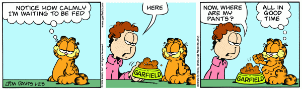 Komiksy garfield - komiks z dnia 23/01/2006