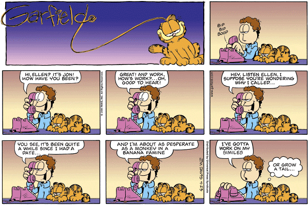 Komiksy garfield - komiks z dnia 23/04/2006