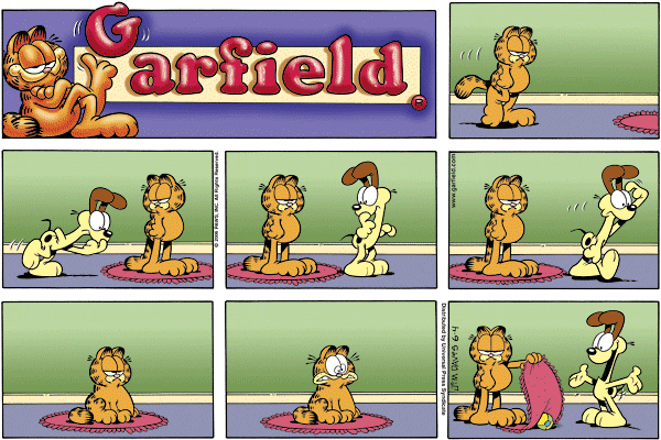 Komiksy garfield - komiks z dnia 04/06/2006