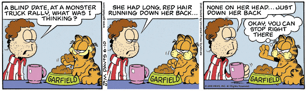 Komiksy garfield - komiks z dnia 10/06/2006