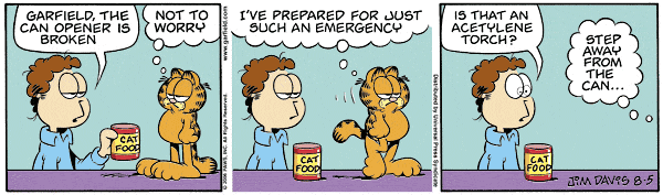 Komiksy garfield - komiks z dnia 05/08/2006