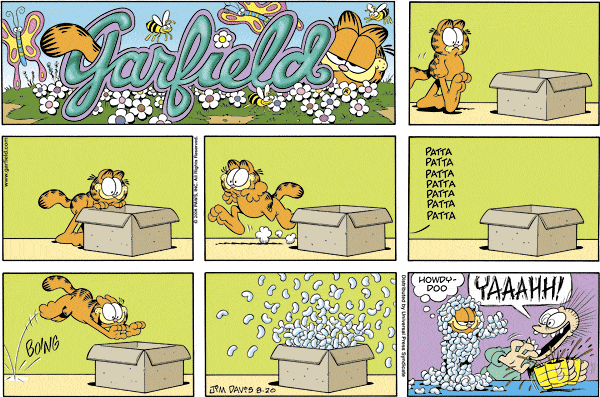 Komiksy garfield - komiks z dnia 20/08/2006