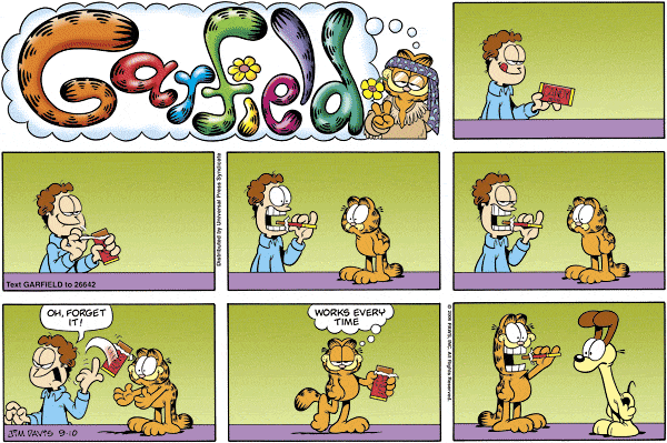 Komiksy garfield - komiks z dnia 10/09/2006