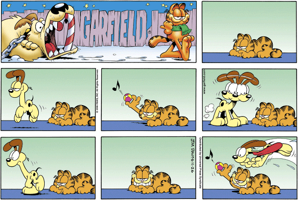 Komiksy garfield - komiks z dnia 26/11/2006