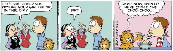 Komiksy garfield - komiks z dnia 28/11/2006