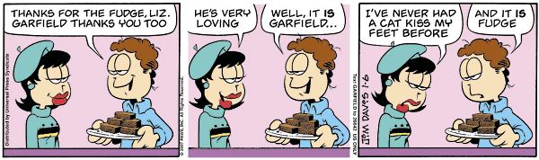 Komiksy garfield - komiks z dnia 06/01/2007