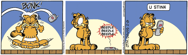 Komiksy garfield - komiks z dnia 08/02/2007