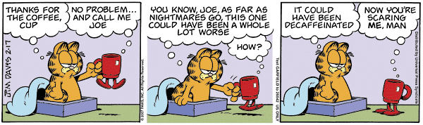 Komiksy garfield - komiks z dnia 17/02/2007