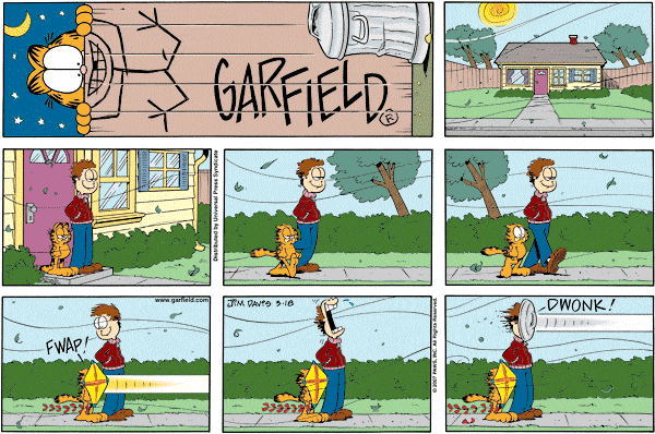 Komiksy garfield - komiks z dnia 18/03/2007
