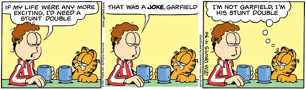 Komiksy garfield - komiks z dnia 30/04/2007