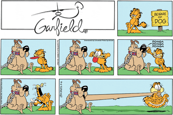 Komiksy garfield - komiks z dnia 06/05/2007