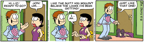 Komiksy garfield - komiks z dnia 08/05/2007