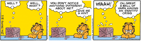 Komiksy garfield - komiks z dnia 02/08/2007