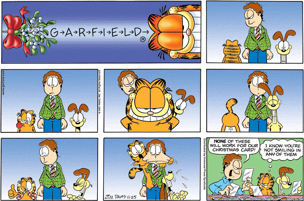 Komiksy garfield - komiks z dnia 25/11/2007