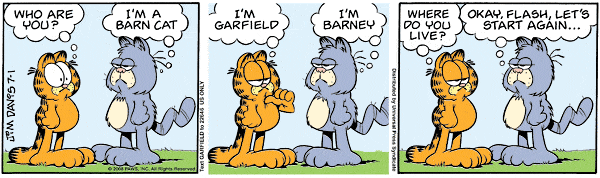 Komiksy garfield - komiks z dnia 01/07/2008