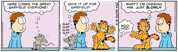 Komiksy garfield - komiks z dnia 10/09/2008