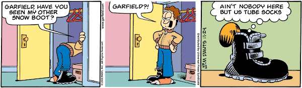 Komiksy garfield - komiks z dnia 24/11/2008