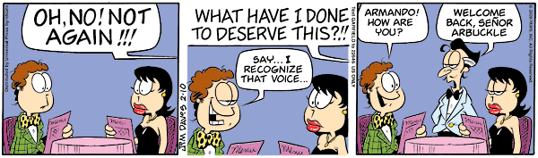 Komiksy garfield - komiks z dnia 10/02/2009