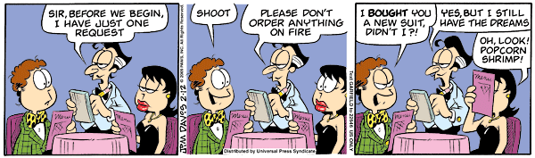 Komiksy garfield - komiks z dnia 12/02/2009