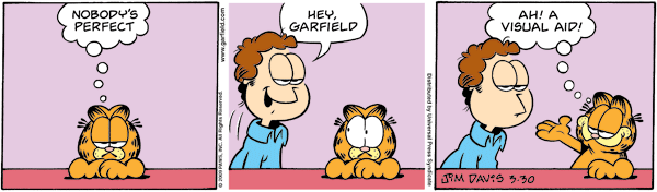 Komiksy garfield - komiks z dnia 30/03/2009