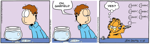 Komiksy garfield - komiks z dnia 10/04/2009