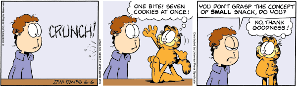 Komiksy garfield - komiks z dnia 06/06/2009