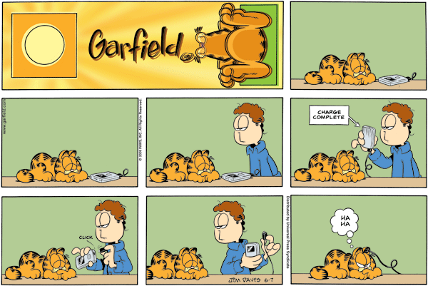 Komiksy garfield - komiks z dnia 07/06/2009