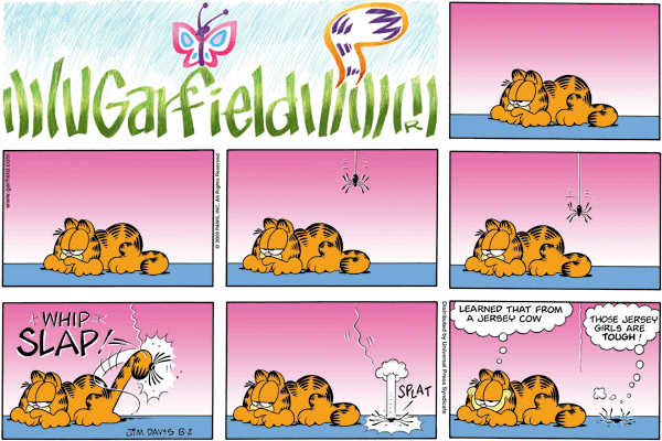 Komiksy garfield - komiks z dnia 02/08/2009