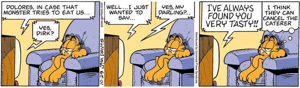 Komiksy garfield - komiks z dnia 29/10/2009