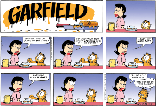 Komiksy garfield - komiks z dnia 15/11/2009