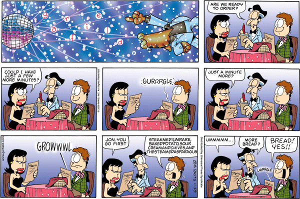 Komiksy garfield - komiks z dnia 29/11/2009