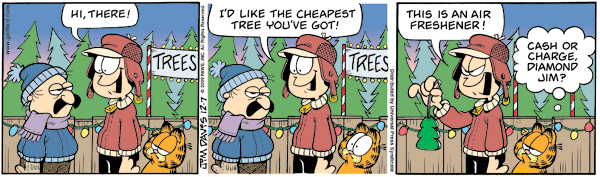 Komiksy garfield - komiks z dnia 07/12/2009