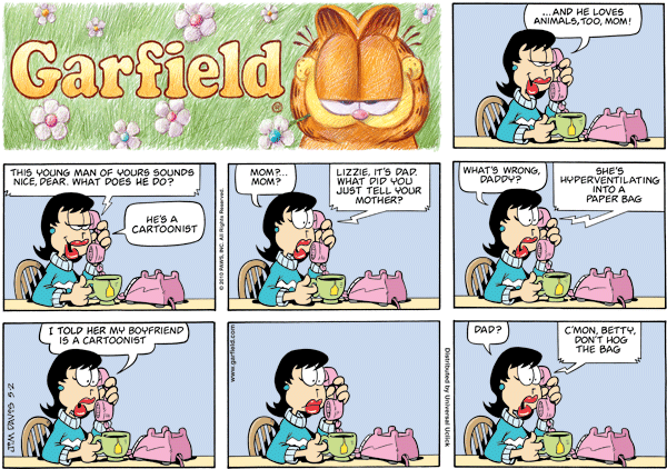 Komiksy garfield - komiks z dnia 02/05/2010