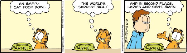 Komiksy garfield - komiks z dnia 10/06/2010