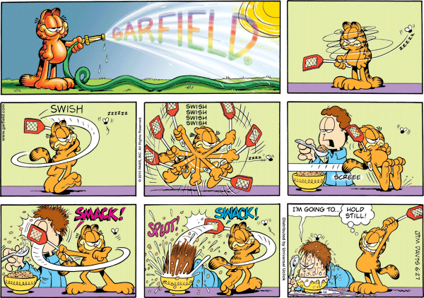Komiksy garfield - komiks z dnia 27/06/2010