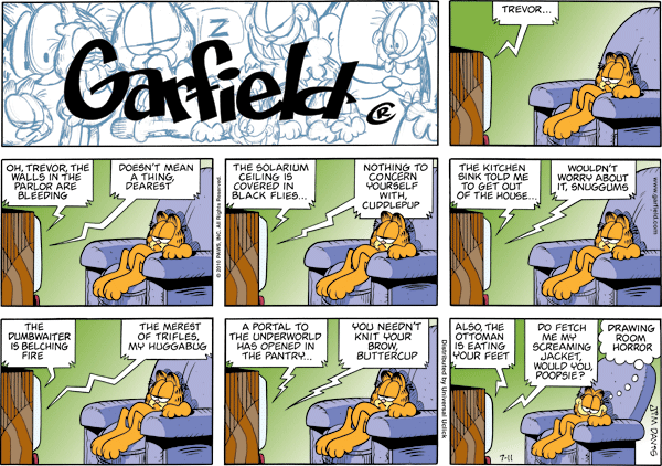 Komiksy garfield - komiks z dnia 11/07/2010