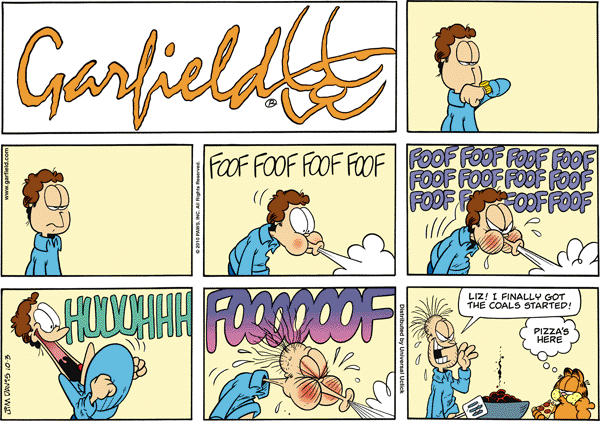 Komiksy garfield - komiks z dnia 03/10/2010