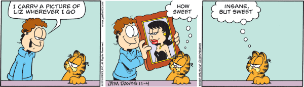 Komiksy garfield - komiks z dnia 04/11/2010