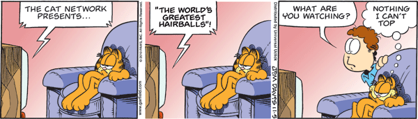 Komiksy garfield - komiks z dnia 05/11/2010