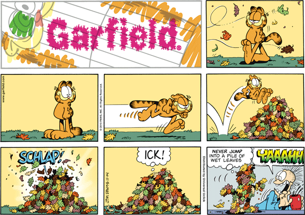 Komiksy garfield - komiks z dnia 14/11/2010