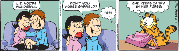 Komiksy garfield - komiks z dnia 04/02/2011