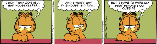 Komiksy garfield - komiks z dnia 30/03/2011