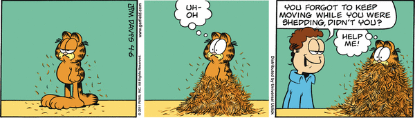 Komiksy garfield - komiks z dnia 06/04/2011