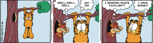 Komiksy garfield - komiks z dnia 18/05/2011